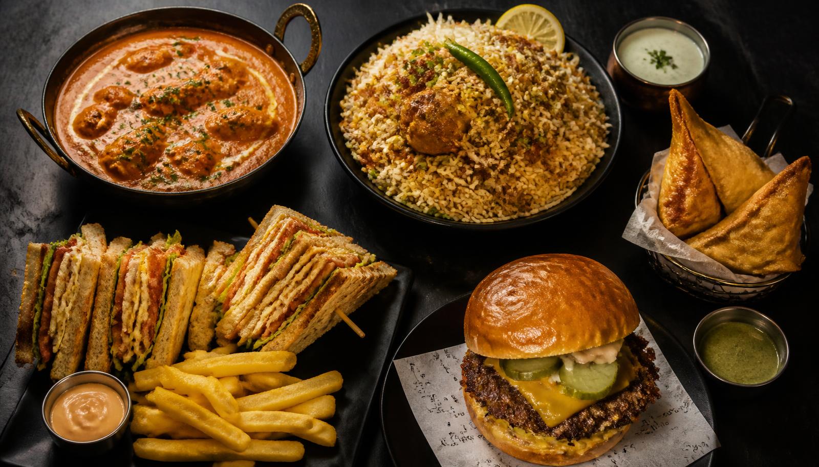 Selection of dishes served at Al Warqa Cafeteria